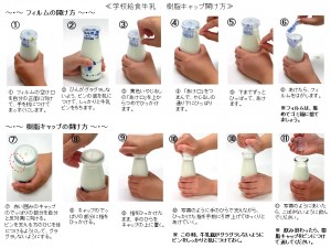 学校給食用ビン牛乳の容器が新しくなりました。｜新着情報｜やまぐち県